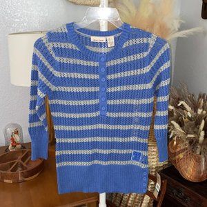 NWT Women’s Sz. L DKNY Jeans 3/4 Sleeves Downtowner Chic Sweater